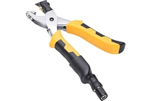 SUNGOOYUE Badminton Racket Pliers, Electric Trumpet Plier Grommet Press Tool 2A Cold Hot Press Crimping Machine with Handle f