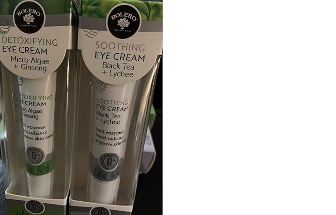 bolero brightening eye cream argan oil