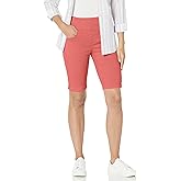 Gloria Vanderbilt Womens Amanda High Rise Bermuda Short Petite