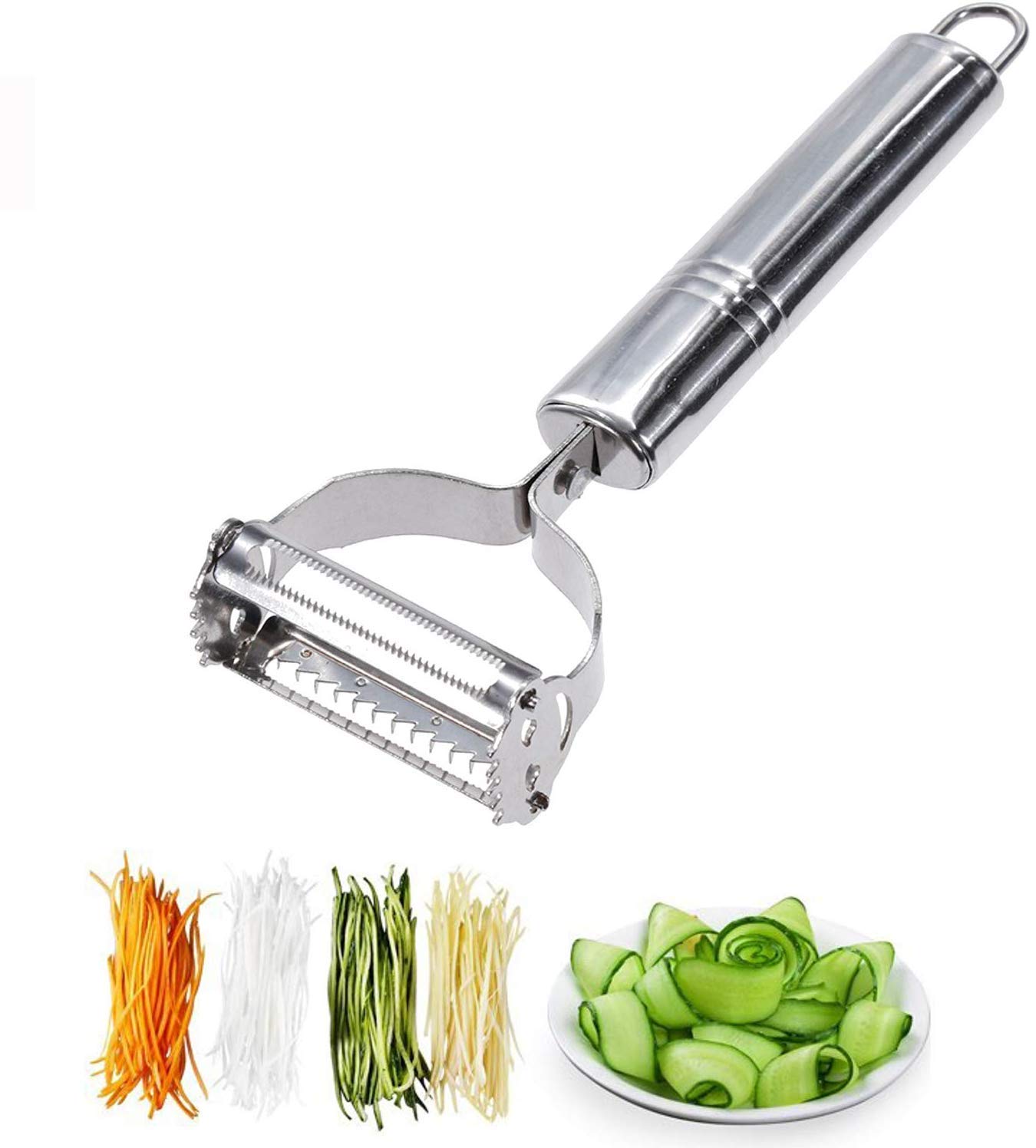 ASHO MISHA Stainless Steel Julienne, Fruit & Vegetable Peelers with
