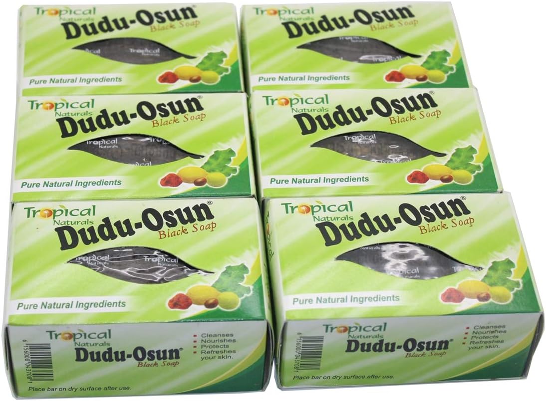 TROPICAL NATURAL Dudu Osun Black Soap, Basic, 31.74 Ounce