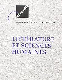 Littérature et sciences humaines
