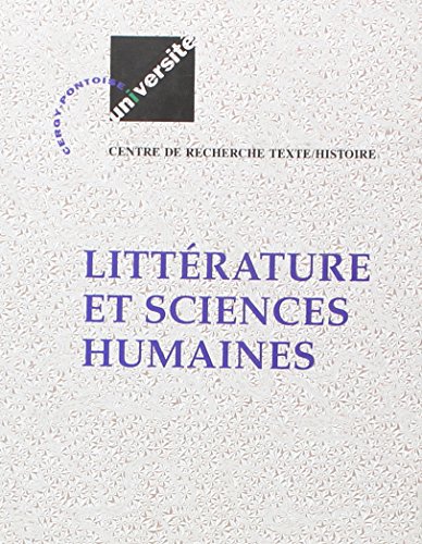 Littérature et sciences humaines