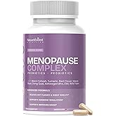 Complete Menopause Supplement for Women – Supports Hormone Balance, Hot Flashes, Night Sweats & Mood – with DIM, Black Cohosh, Dong Quai, Chasteberry, Pre & Probiotics – 90 Capsules – Made in USA