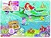 Melissa & Doug Disney Ariel Under The Sea Wooden Magnetic Game With 10 Magnetic Pieces and Wand