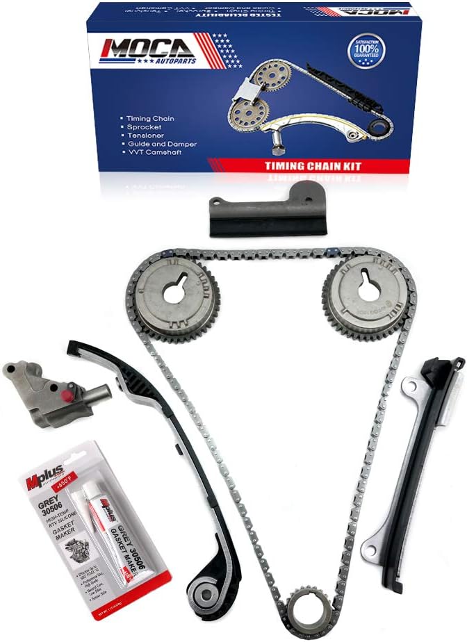 Amazon Com Moca Timing Chain Kit For 2000 2006 For Nissan Sentra 1 8l 1809cc L4 16v Gas Dohc Eng Code Qg18de 9 0724s Automotive