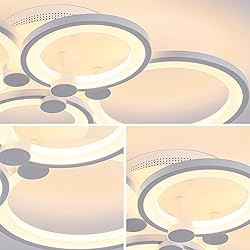 Jaycomey Modern LED Ceiling Light Fixture, Flush