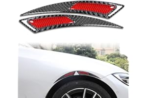 BOHISEN 2 Pcs Car Wheel Wells Fender Eyebrow Edge Trim Protector Anti-Collision Anti-Scratch Stickers Body Trim Strips for Umbrella Corporation Car Protection Trim Strips (Red)