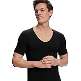 FALKE Men's Daily Climate Control Deep V-Neck Undershirt