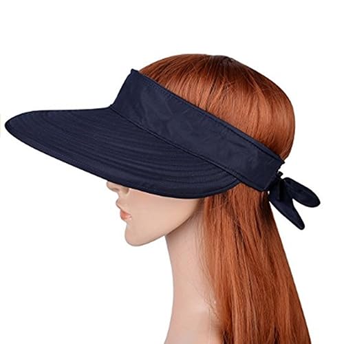 Summer Sun Visor Hat Wide Brim in Zip-Off UPF50+ Beach UV