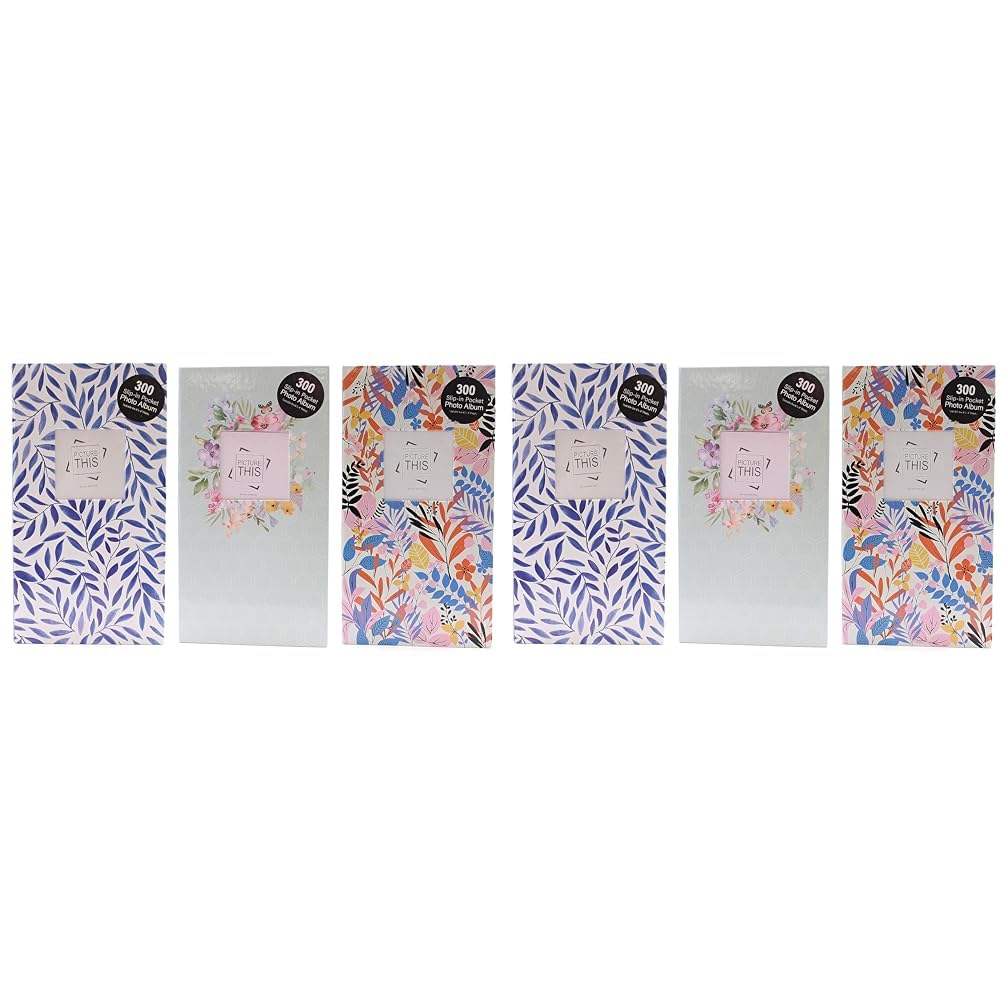 Picture This Photo Album - 300 Slip in Pockets - 4" x 6" (Pack of 2) — image 1
