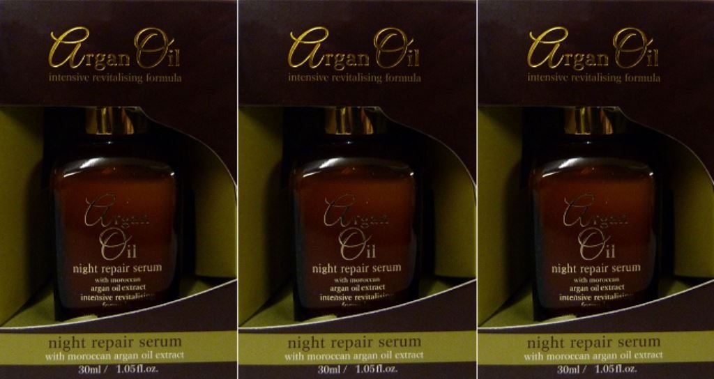 xpel argan oil night repair serum