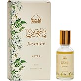 Dukhni Jasmine Attar Oil | 30ml Floral Attar Perfume Oil | Islamic Gifts | Pure Jasmine roll on Perfume Oil | Non-Alcoholic, Long Lasting, Vegan, Travel Friendly Rollerball Perfume Dab on Pulse Points