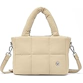 WESTBRONCO Small Puffer Crossbody Bags for Women Mini Tote Bag, Puffy Nylon Shoulder Purse, Womens Quilted Handbags