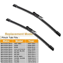 3 Factory Wiper Blades Replacement for