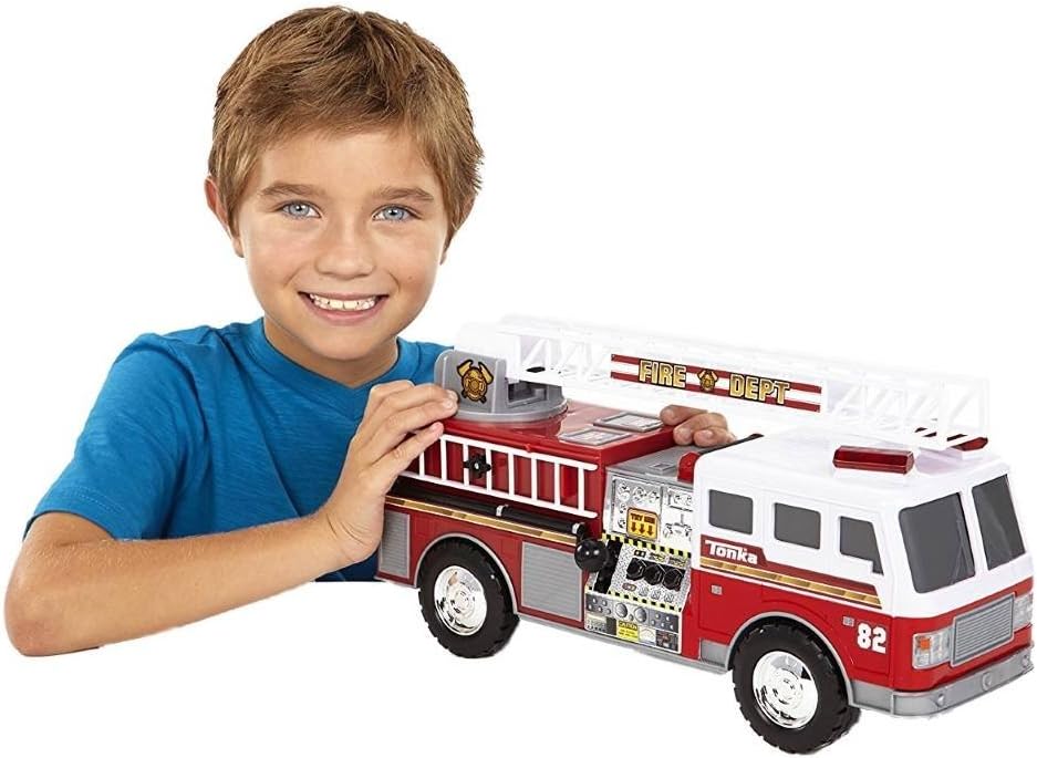 tonka mighty motorized fire engine