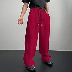 Baggy Sweatpants Men Wide Leg Sweats Pants Loose