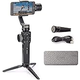 Zhiyun Smooth 4 Gimbal Stabilizer for Smartphone iPhone Android Cell Phone 3-Axis Handheld Gimbal for Vlogging YouTube Vlog T