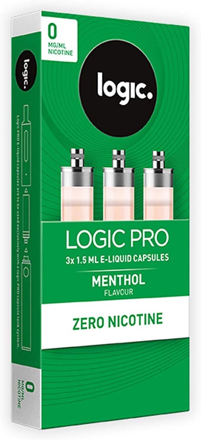 Logic PRO Capsules, Vape/ELiquid, Menthol Amazon.co.uk Health