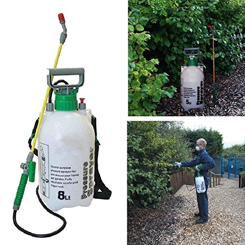 Buy New 8 Litre Pump Pressure Knapsack Sprayer Spray Kill Weeds Insect