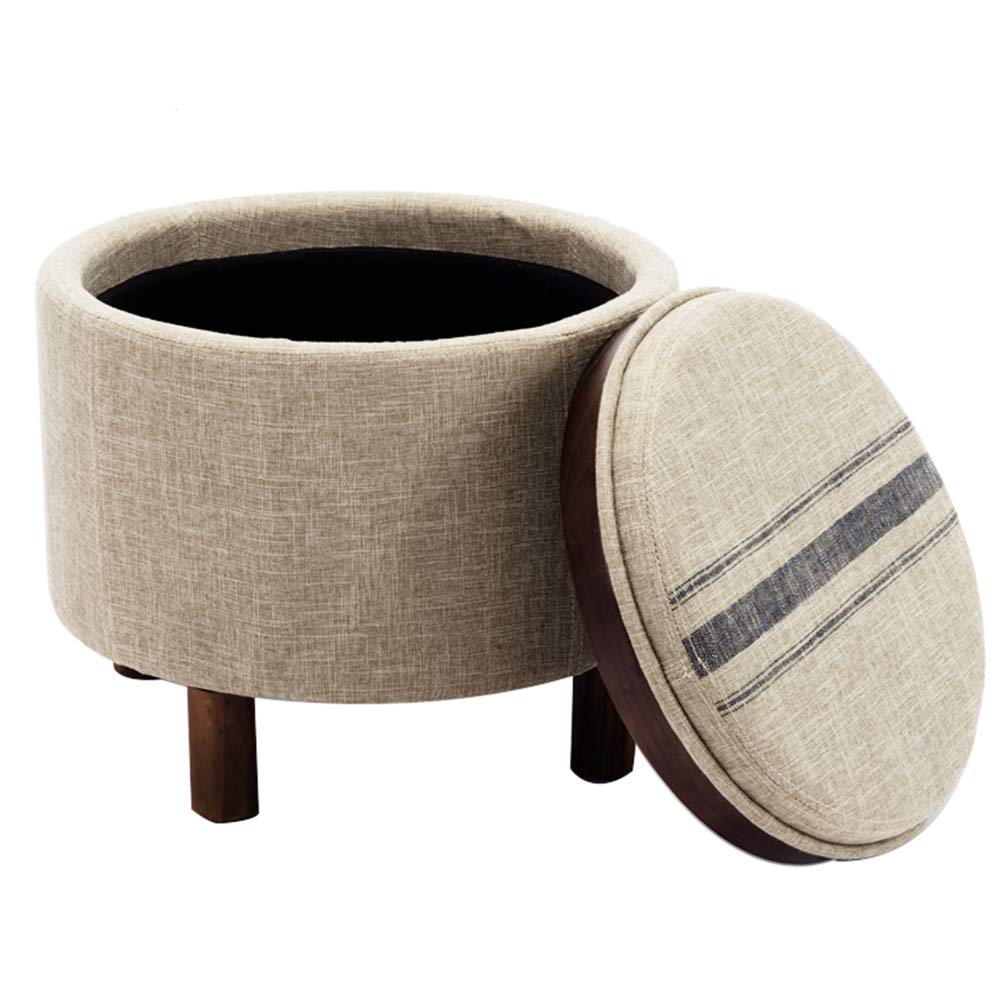 Best storage ottoman footstool with tray
