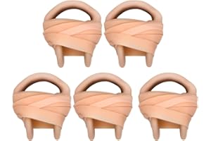 Splaqua Swimming Nose Clip with String - Comfortable Soft Latex Plugs for Kids and Adults - Neutral Beige - by