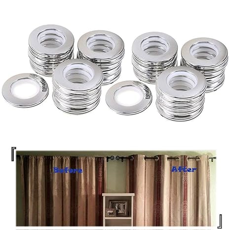 32 X Plastic Curtain Eyelets Goodchanceuk Round Eyelet Curtain