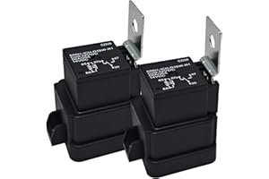 CASALYTICS 896H-1CH-D1SW-R1 Automotive Relay (Pack of 2), 12VDC 50A SPDT Power Relay, Replacement for G8JN-1C6T-F-R-DC12, 882751A1, 882751A2, 3854138, VF4-35F11-Z07, 4RD 960 388-32, 4RD 960 388-31