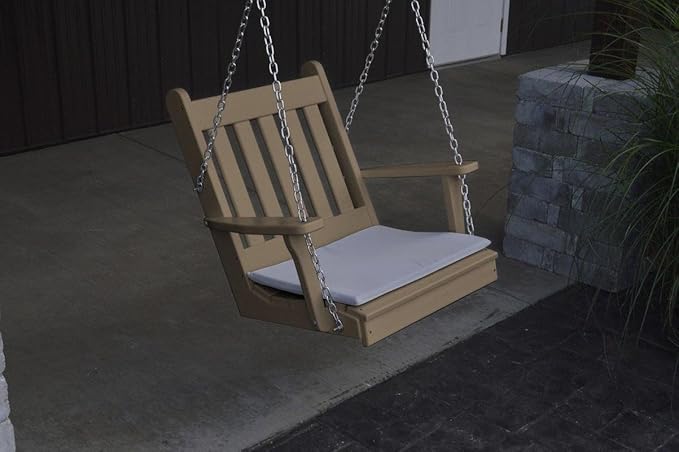 AD PlanetGarden, Outdoor, Indoor Wooden Swing Chair,Natural.!! Ships Worldwide !!
