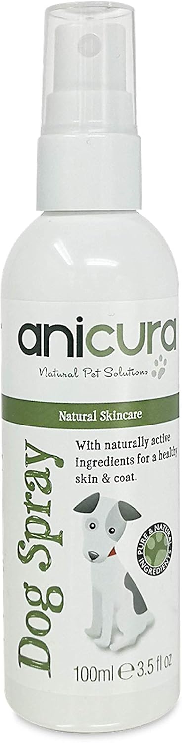 Anicura Dog Spray, Instant Relief for Itchy Dry Skin & Allergies, Reduces Scratching, Licking & Discomfort