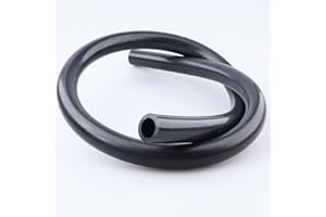 AC PERFORMANCE ID 9/16" (14mm) Silicone Vacuum Tubing Hose 3.3FT (1 Meter), 130 PSI Maximum Pressure Black