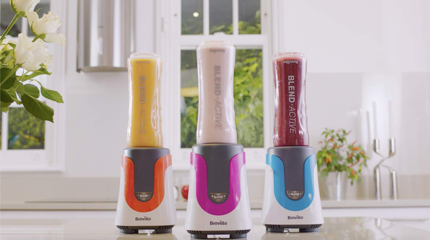 Breville Blend Active Personal Blender & Smoothie Maker with 2 Portable