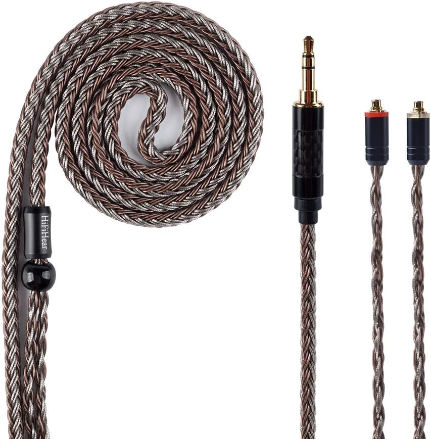 Audio Cable 16 Core Upgrade Silver Plated Balanced Replacement Cable, MMCX Detachable Earphone Cable Replacement Earphone Wire for Shure 846 535 215 315 425 MAGAOSI K5 LZA4 A5 (3.5mm, MMCX)