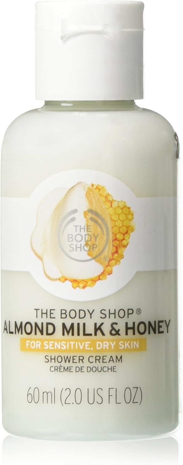 The Body Shop Almond Milk & Honey Shower Cream, Body Wash for Sensitive