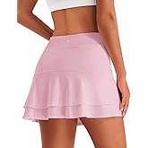 Stelle Tennis Skirts for Women Athletic Skirt with Shorts Golf Skort Pocket High Waisted Skorts Workout Pickleball
