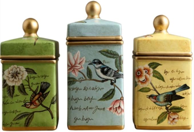 WY&WY Tapas Creativas de Porcelana Selladas, latas de Alimentos