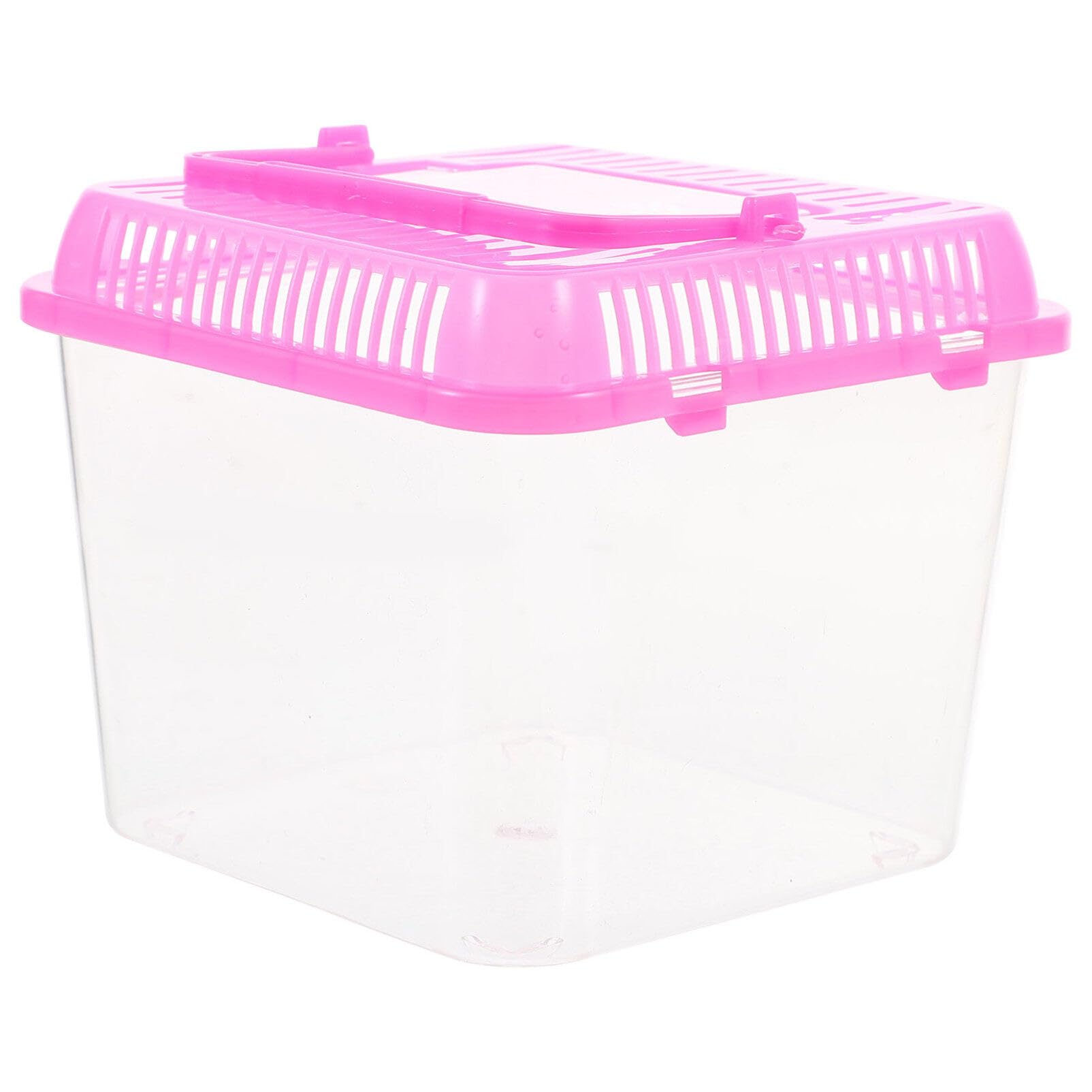 ibasenice Reptile Breeding Box, Climbing Pet Feeding Container Reptile Carrier Fish Breeding Box Pet Feeding Container Feeding Box for Lizard