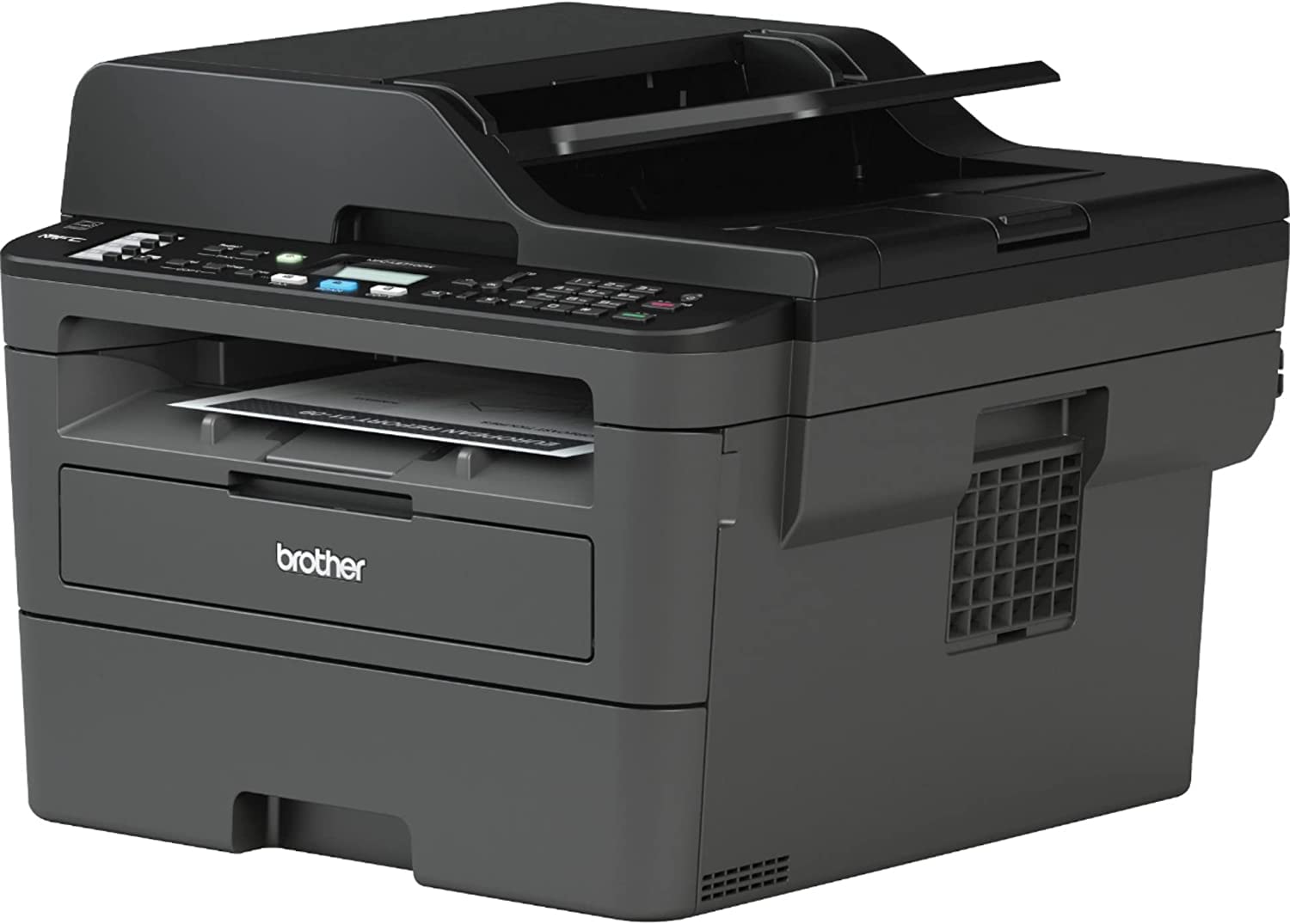 Brother MFC-L2710DW Wireless All-in-One Monochrome Laser Printer for Home Office, Black - Print Copy Scan Fax - 32 ppm, 2400 x 600 dpi, 50-Sheet ADF, Auto Duplex Printing, Two-line LCD, Tillsiy