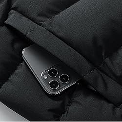 QWENTMTNTY Mens Outerwear Puffer Vests Casual
