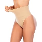 Werena Tummy Control Thong Shapewear for Women Seamless Shaping Thong Panties Body Shaper Underwear