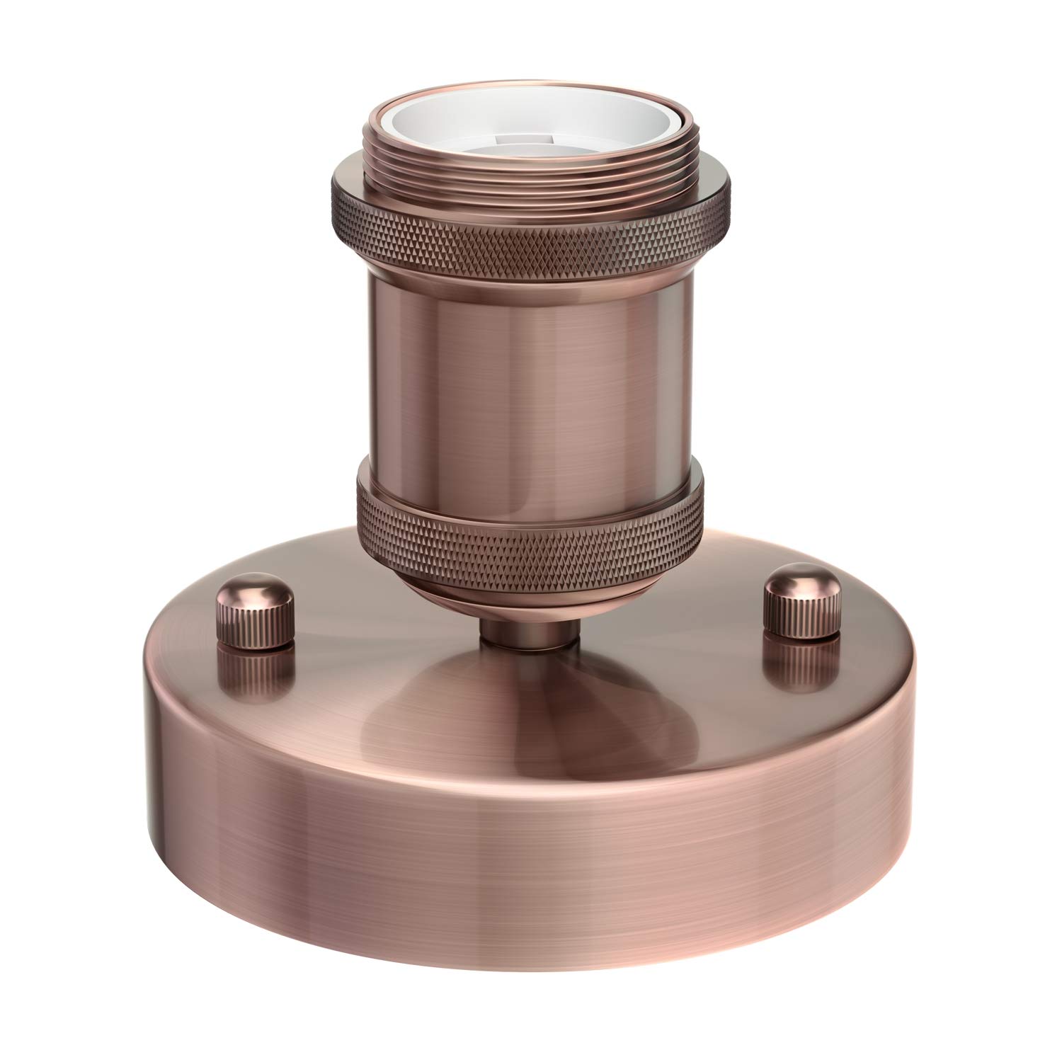 ledscom.de Ceiling Light/lamp Holder RETRA, Bronze matt, 1x E27 max. 60W