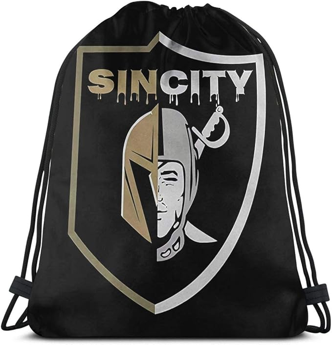 raiders drawstring backpack