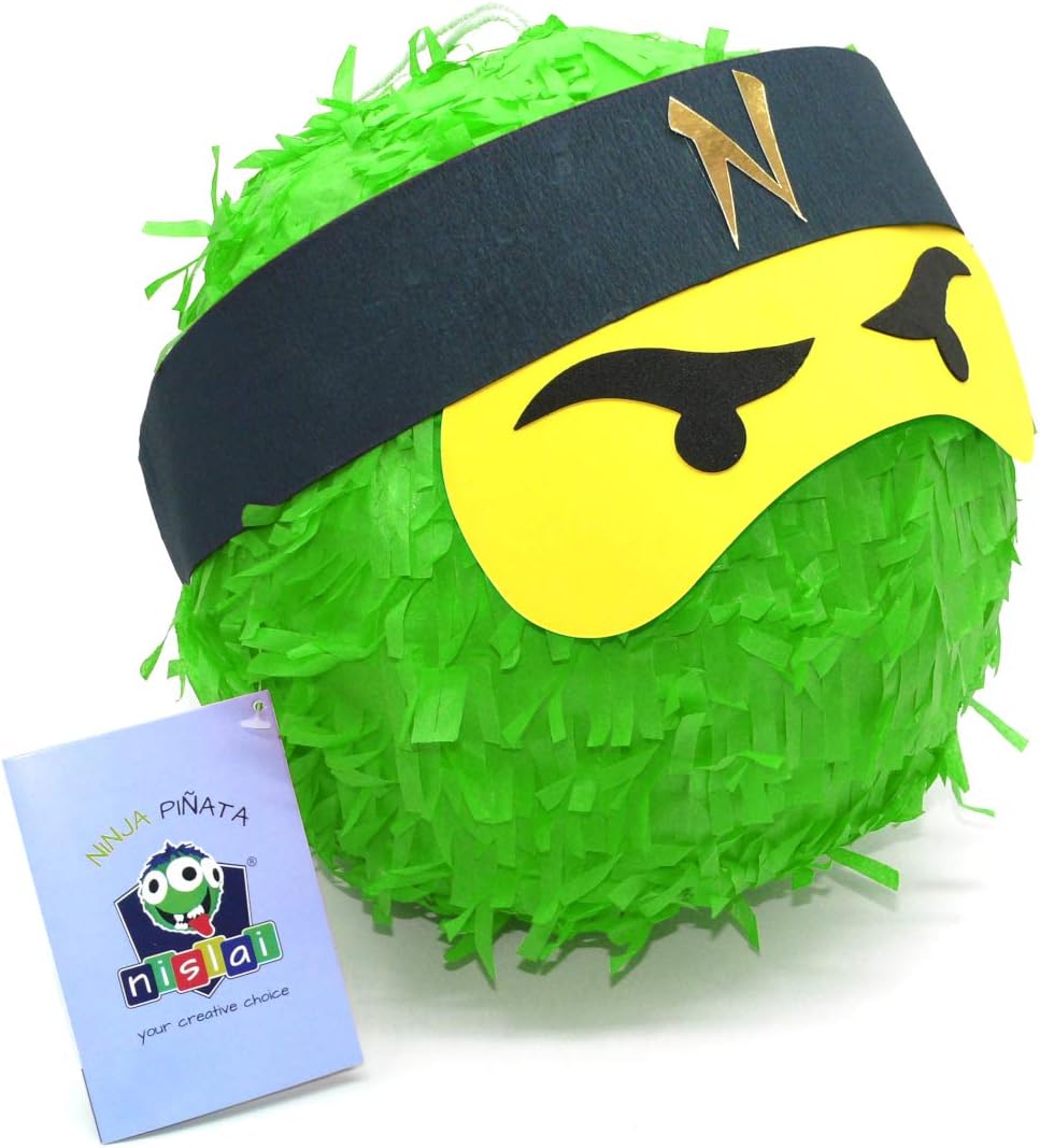 Nislai® Ninja Pinata Set, Green - Image 3