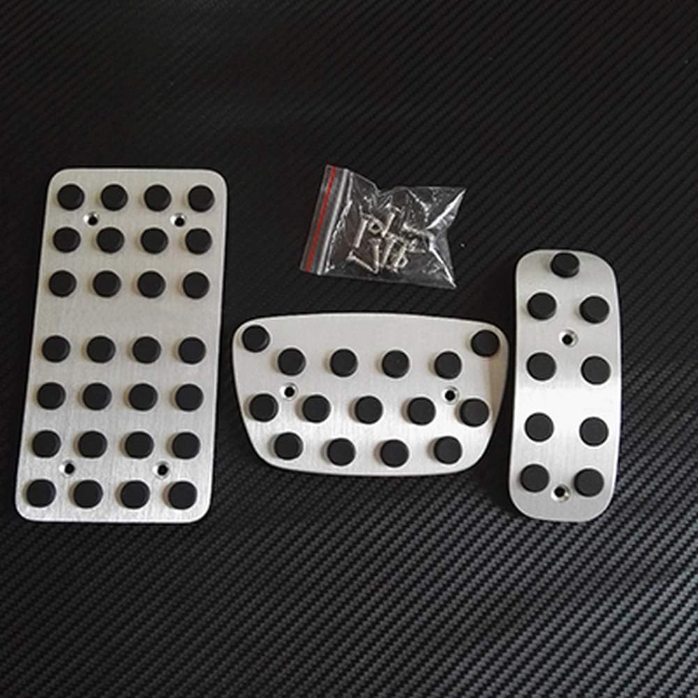 WZJFZPL Car Accessories， For TOYOTA FJ Cruiser 4Runner Tundra Sequoia AT Aluminium Accelerator brake Foot Rest Pedal Pad Stickers|Pedals