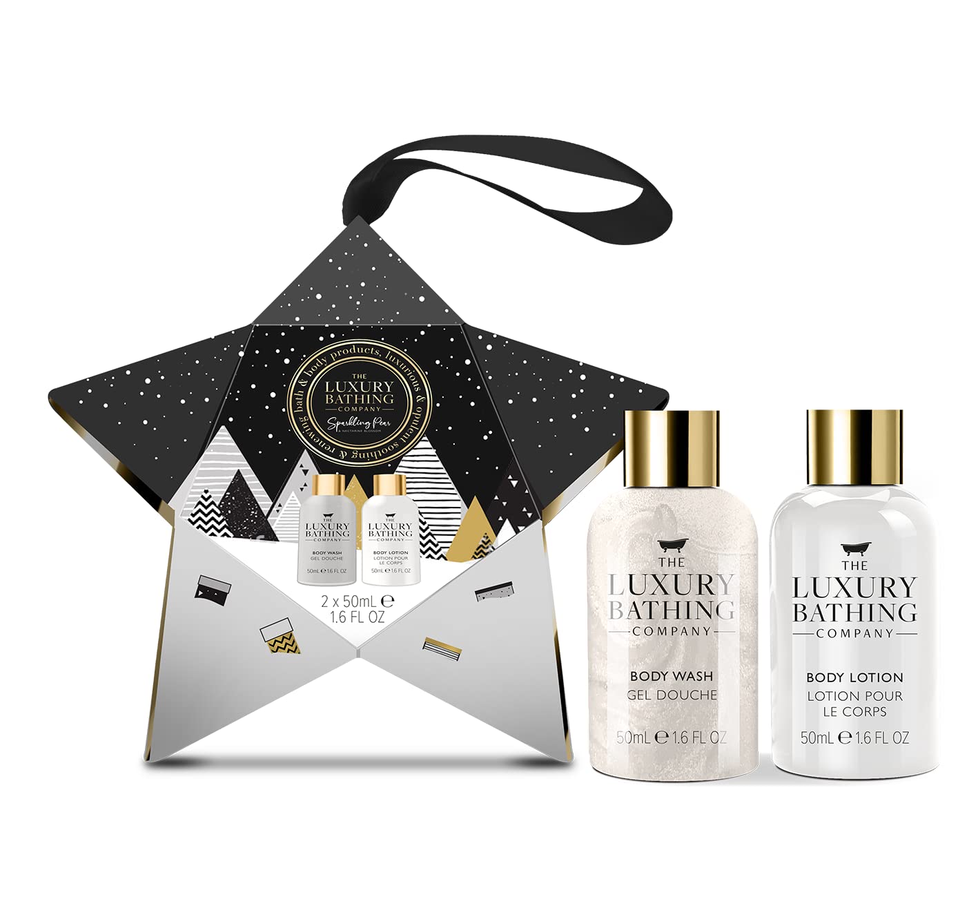 The Luxury Bathing - Sparkling Pear & Nectarine Blossom - Winter Love Mini Body Duo