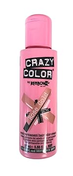 Crazy Color Semi Permanent Hair Colour, Rose Gold 73, 10 g