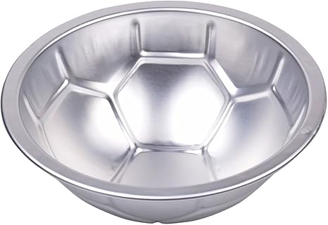 Amazon Co Jp Inkint サッカー形ケーキ抜き型ボール クラフトケーキモールド アルミニウム合金クッキーツール 面白い 手作りパンケーキ型 銀色 ホーム キッチン