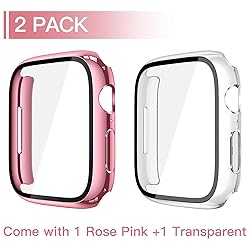 Misxi 2 Pack Tempered Glass Case Compatible for