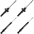 TRQ Front and Rear Shock Absorber Set Compatible with 2001-2005 Lexus IS300