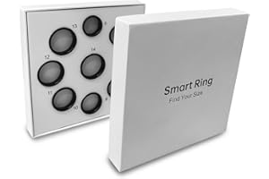MUMUCREAM MUMU Smart Ring Sizing Kit for Women Men,Fitness Tracker Ring Sizer for Sport Monitoring,Choose Sizes 6 to 14,No Subscription Fee,IP68 Waterproof Smart Ring Size Kit(Only Ring Sizer Measuring Tool 2)